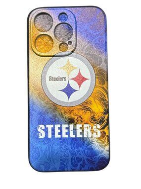 Steelers-Themed iPhone 15 Pro Case With Textured Design And Durable Material